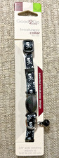 Good2Go Cat Breakaway with Bell Collar CROSSBONES fits 8-12 inches New
