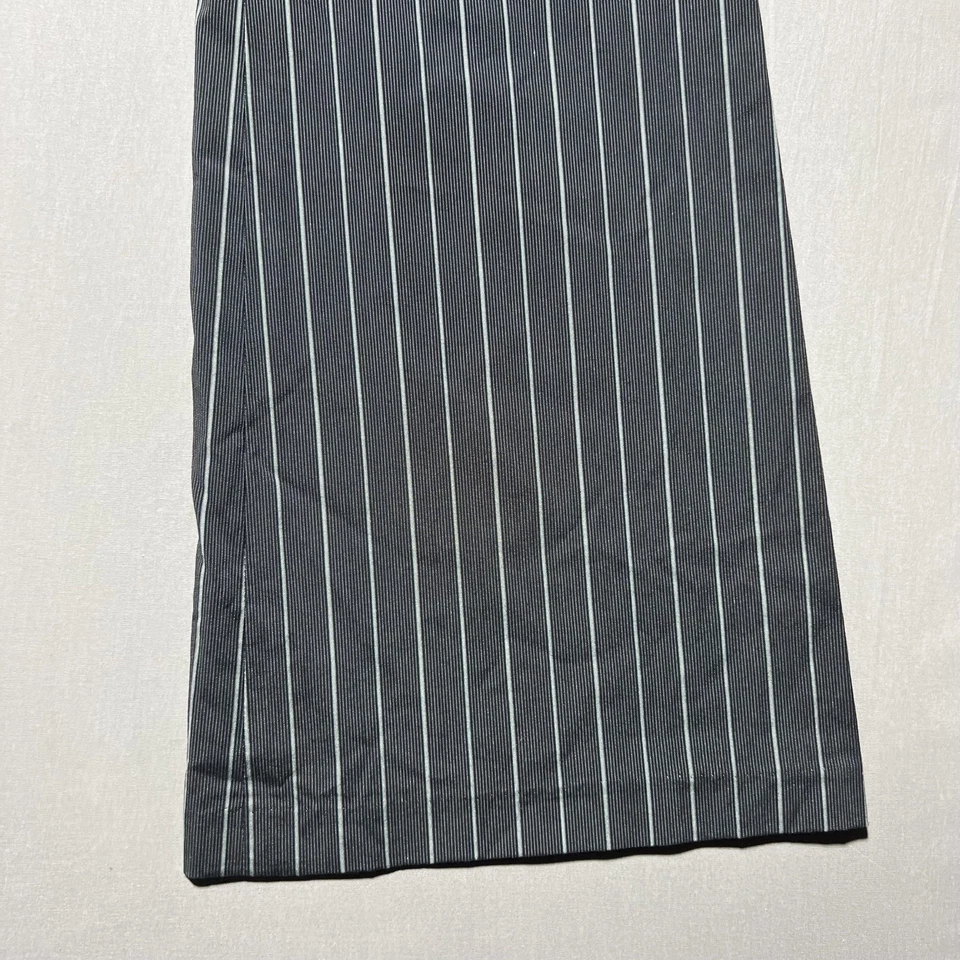 Frankie B Pants Womens 8 Black White Pinstripe Flare Leg Trousers Dress Pant NWT - Image 4 of 4