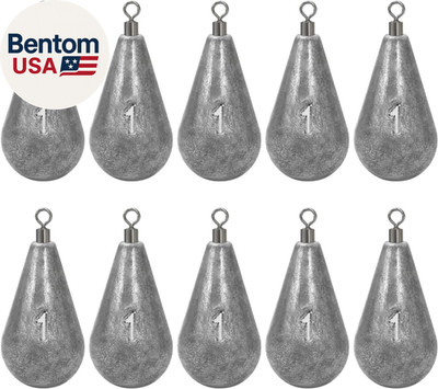 Casting Swivel Bell Sinkers Fishing Weights 1/2Oz-8Oz Drop Shot Dipsey Lead Salt
