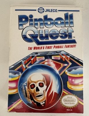 NES Nintendo PINBALL QUEST 100% Complete ~ All Inserts ~Never Played! NEW!
