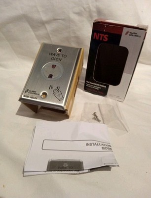 Alarm Controls Nts-1 Exit Motion Sensor, Single Gang, Silver