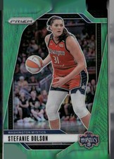 2024 Panini Prizm WNBA #34 Stefanie Dolson Green Prizms