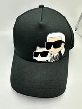 Karl Lagerfeld Unisex Adjustable Baseball Cap One Size, Iconic Logo, Stylish Fit