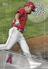 MIKE TROUT 2022 Topps 2021's GREATEST HITS 5X7 JUMBO CARD SP #/49