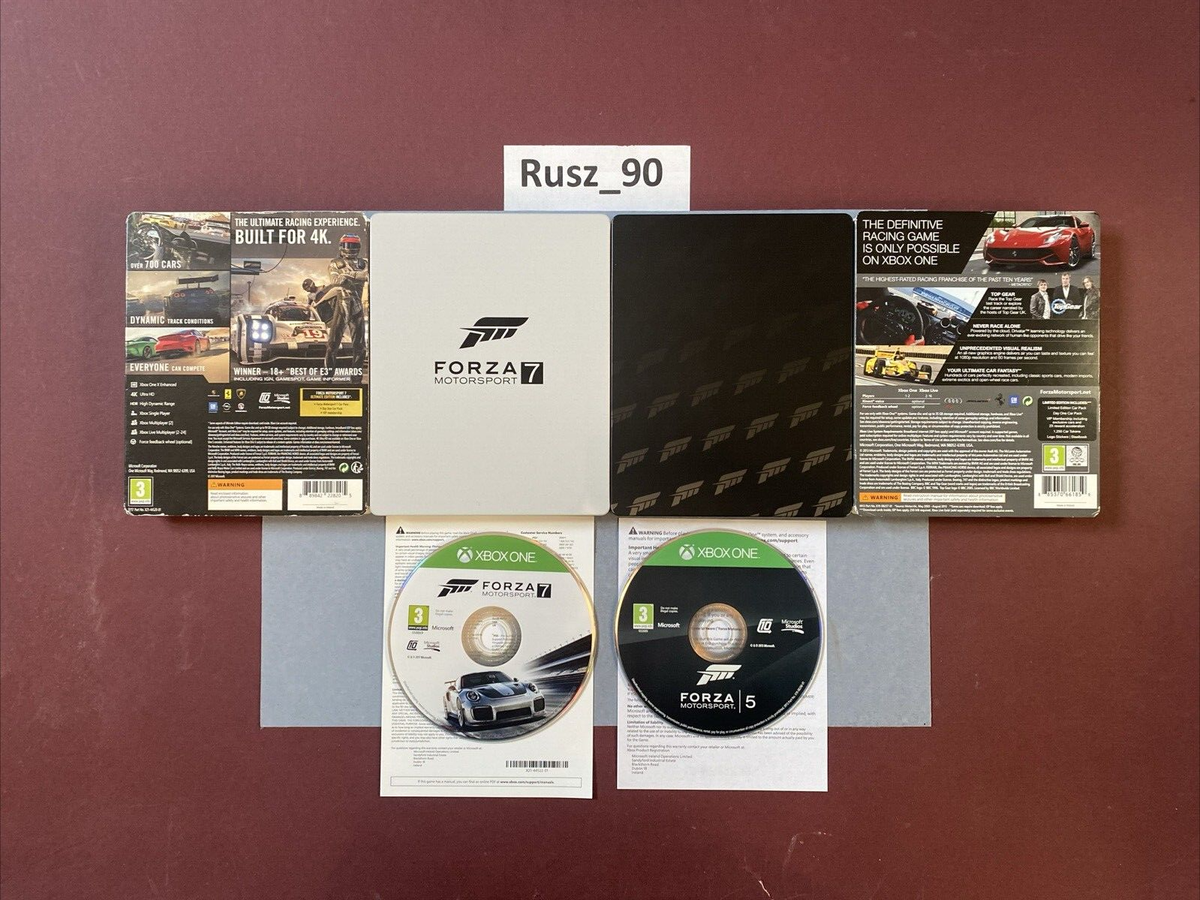 Forza Motorsport 5 & 7 Xbox One & Series X Ultimate Steelbook