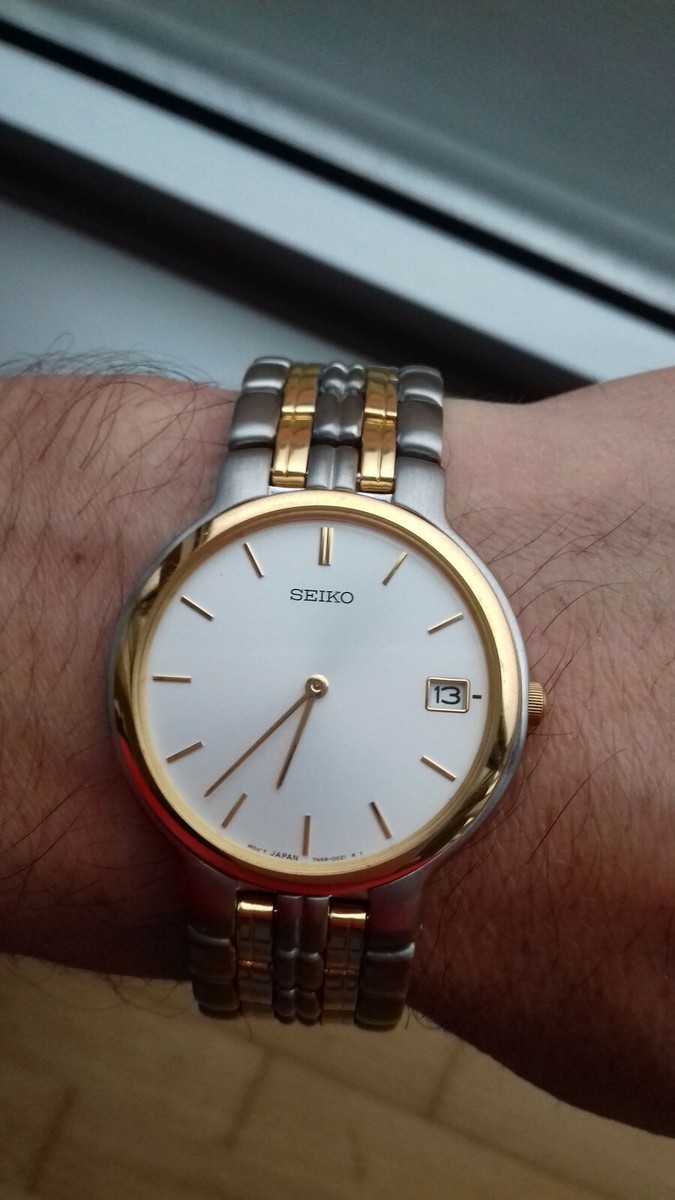 Seiko Vintage Sammlung 7N49-0030 GOLD-SILVER NOS Montre