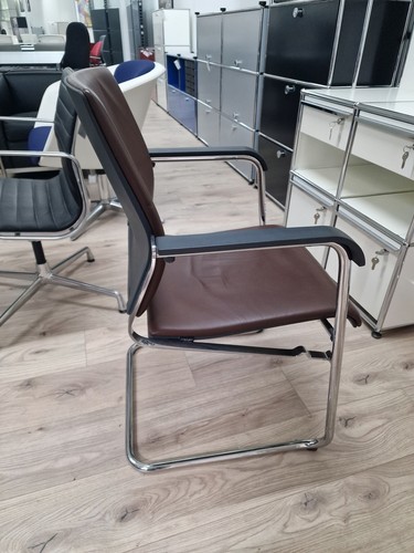 Wilkhahn - Sito 241/3 - Besucherstuhl - Leder - Braun - A198 - Bild 2 von 4