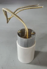 Mogul Base Lamp Socket Ceramic Porcelain With Mounting Base 600V / 1500W Max