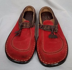 born suede loafers