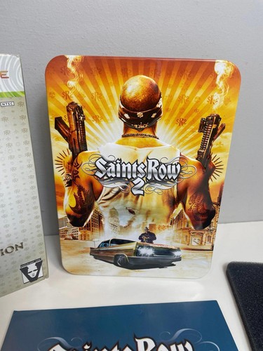 Saints Row 2 Collectors Edition NO Game for Xbox 360 Tin Box Bullet Extras - Picture 2 of 8