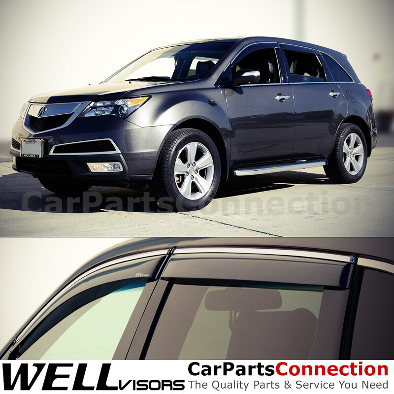WellVisors Window Visors 07-13 For Acura MDX Sun Visors Deflectors