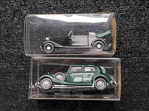 2x Wiking H0 82614 Audi Front & 12832 Mercedes 260 D 1:87 - TOP + OVP Konvolut  - Bild 1 von 8