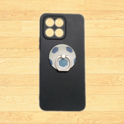 For Huawei Honor X8 5G X9 X7 X6 X7a X8a 3D Football Finger Holder Soft TPU Cover