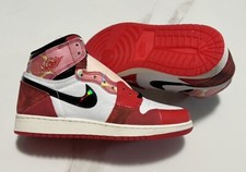 Air Jordan 1 High OG SP GS 7Y Spider-Man Across the Spider-Verse Red DV1753-601