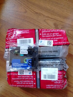 20X - Mark Domain 12mm x 8m Black Ink , Brand New Sealed.