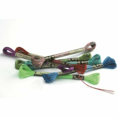 DMC light effects wire / skeins E130 for E940 cross stitch 100% polyester 8m
