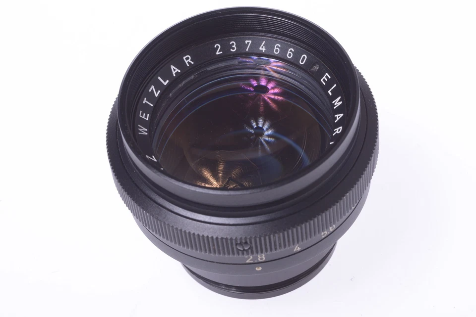 ✅ SOLO CABEZAL LENTE LEICA M 90MM 2.8 ELMARIT NEGRO *ALEMANIA* Foto 2 de 4