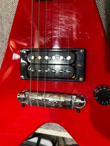 Gibson (Maestro Flying V) Roadie Electric Guitar Musical Instrument (Red)