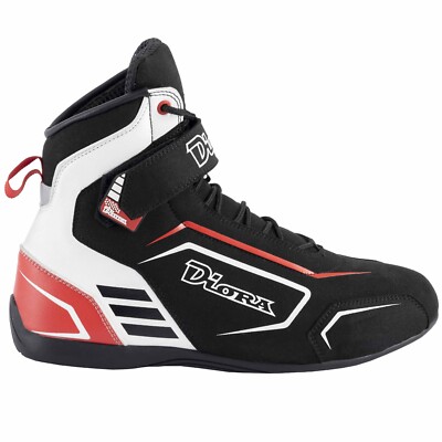 DIORA CALVIN WASSERDICHT CE ZUGELASSEN MOTORRAD URBAN TOURING PADDOCK STIEFEL ROT