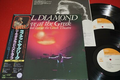 NEIL DIAMOND Love At The Greek / Japan DLP 1977 SONY CBS 40AP 360-361