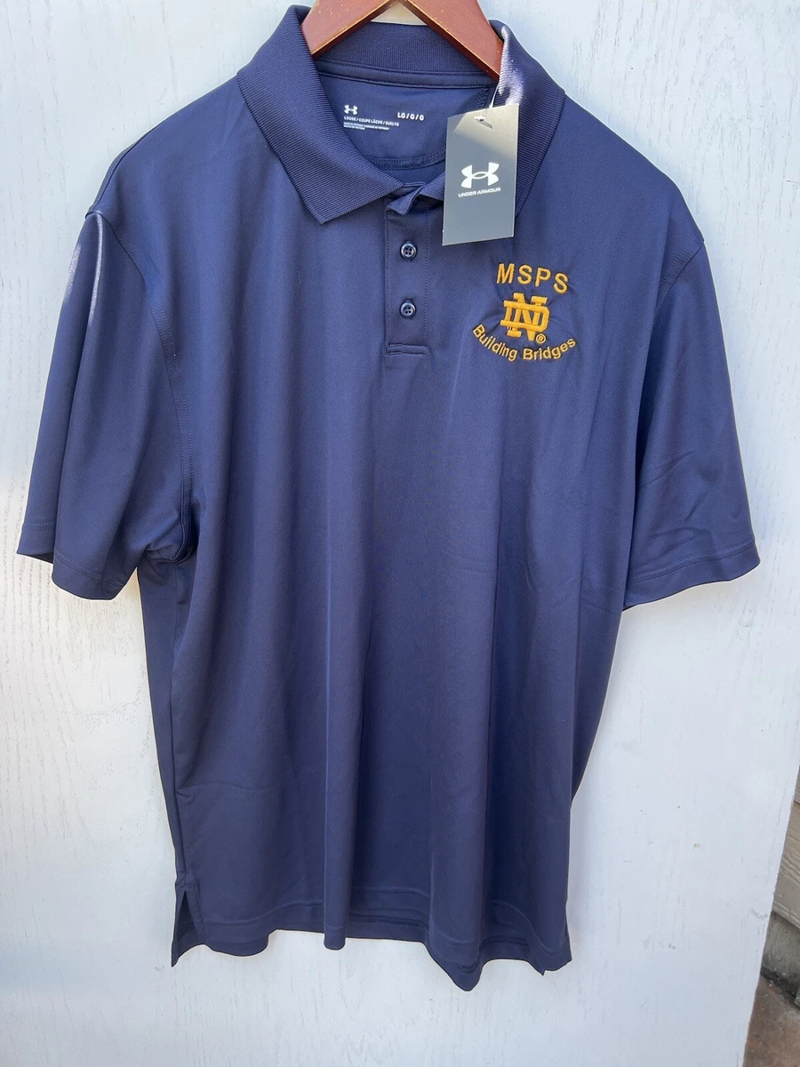 notre dame under armour polo