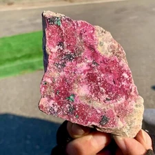 194 g Natural Purple Pink Cobalt CobaltoCalcite Crystal Gemstone Rare Mineral