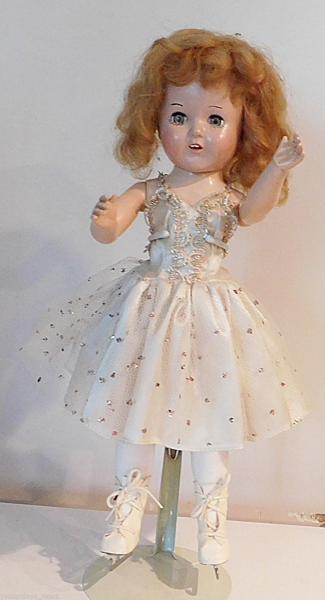 1930/40 POUPEE US CINDY PATINEUSE D'HORSMAN TAILLE 40 cm TENUE D