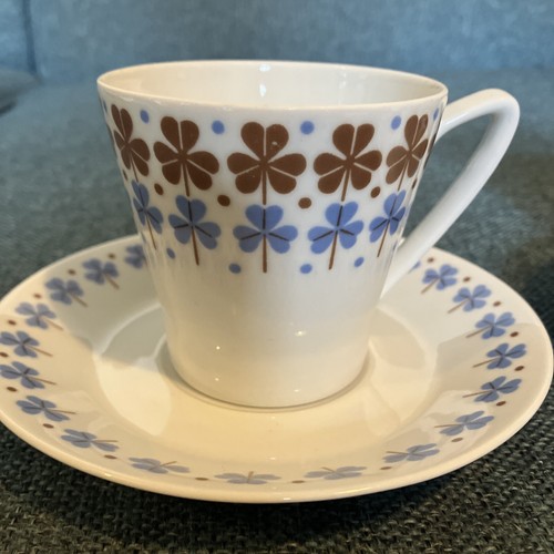 Upsala Ekeby Karlskrona Tasse und Untertasse Set. Made in Sweden. - Bild 2 von 10