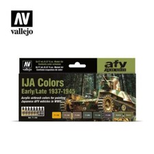IJA Colors Early/Late 1937-1945 Set - Vallejo 71.160 | kingshobby.com