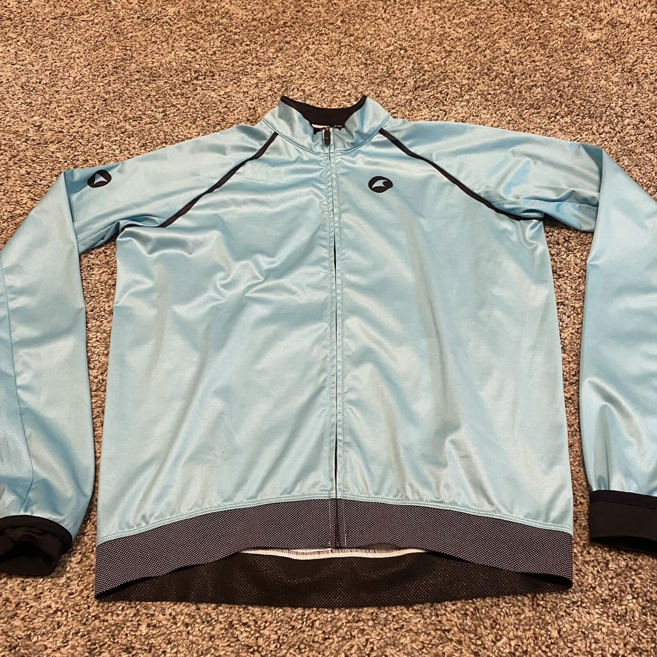PACTIMO Cycling Wind Jacket Blue Women’s Medium Colorado Logo Magnet Pockets EUC - Image 2 of 4