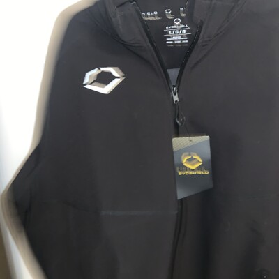 EvoShield Pro Team Stadium Jacket Full Zip Black Adult Large L for