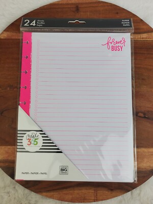 The Happy Planner Classic FOREVER BUSY 24 Refill Pages FILN-01