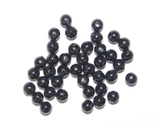 Round Premium Plastic Beads, 5mm, 6mm, 8mm Dia. (50) Per Pack