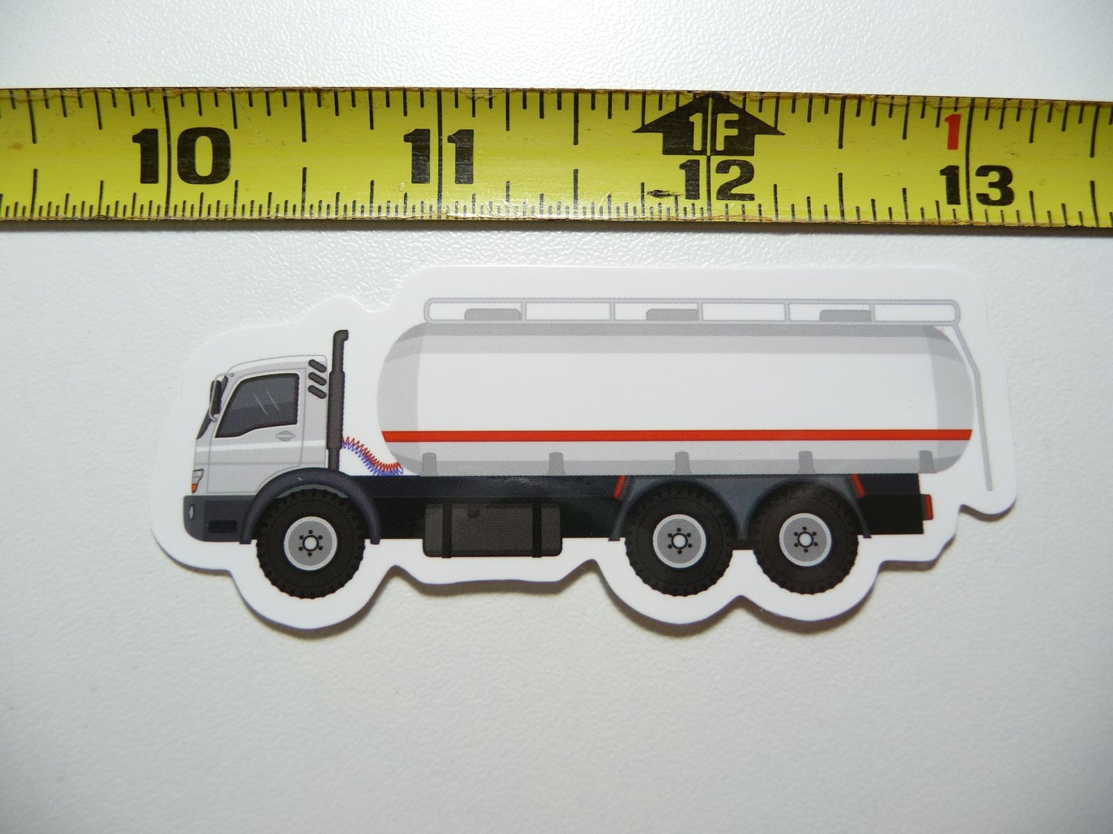 Water Tank Liquid Transport Truck Laptop Fun Decal Sticker  