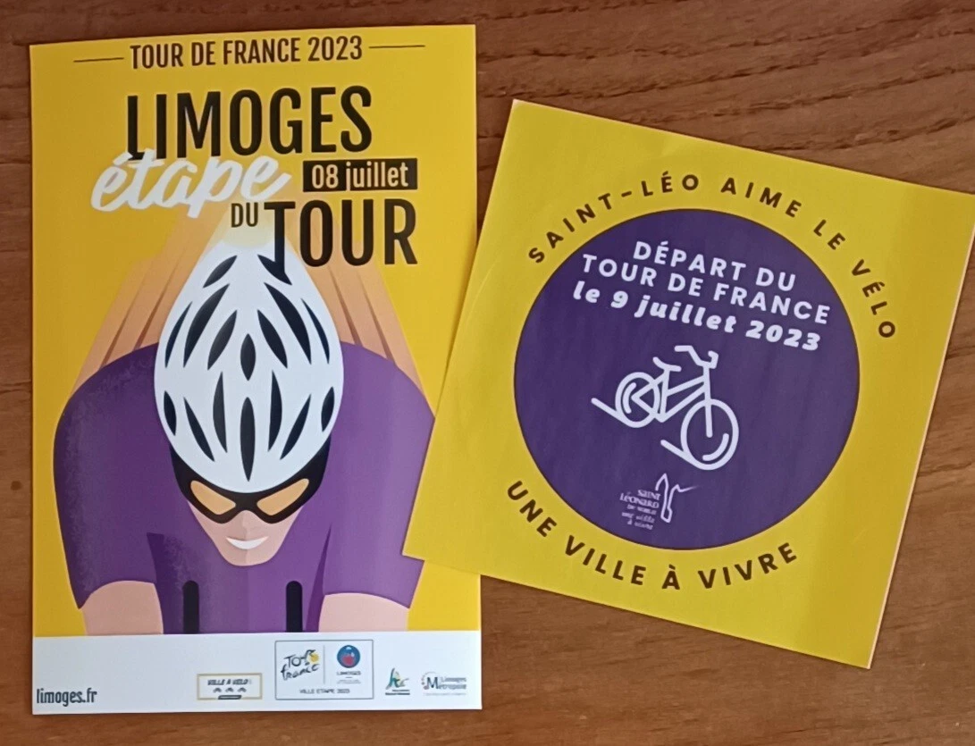 Autocollant Vintage FFC (Fédération Française De Cyclisme) – Cuir Noir – Made In Italy