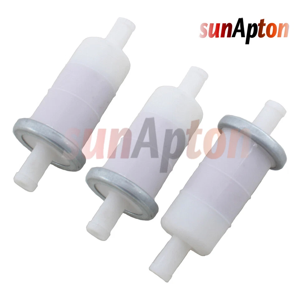 Filtro de combustible 3x 3/8" para Yamaha YZF600R YZF1000R YZF-R1 YZF-R6 # 4TV-24560-00-00 Foto 2 de 4