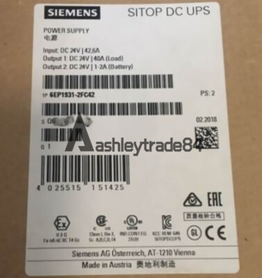 ONE NEW Siemens SITOP power modules 6EP1931-2FC42