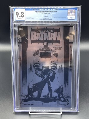 ABSOLUTE BATMAN #1 ASHCAN FOIL SDCC EXCLUSIVE 2024 EDITION CGC 9.8 LE 500 COPIES