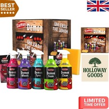 Demon 7pc Complete Car Cleaning Kit - Achieve Showroom Shine & Freshness