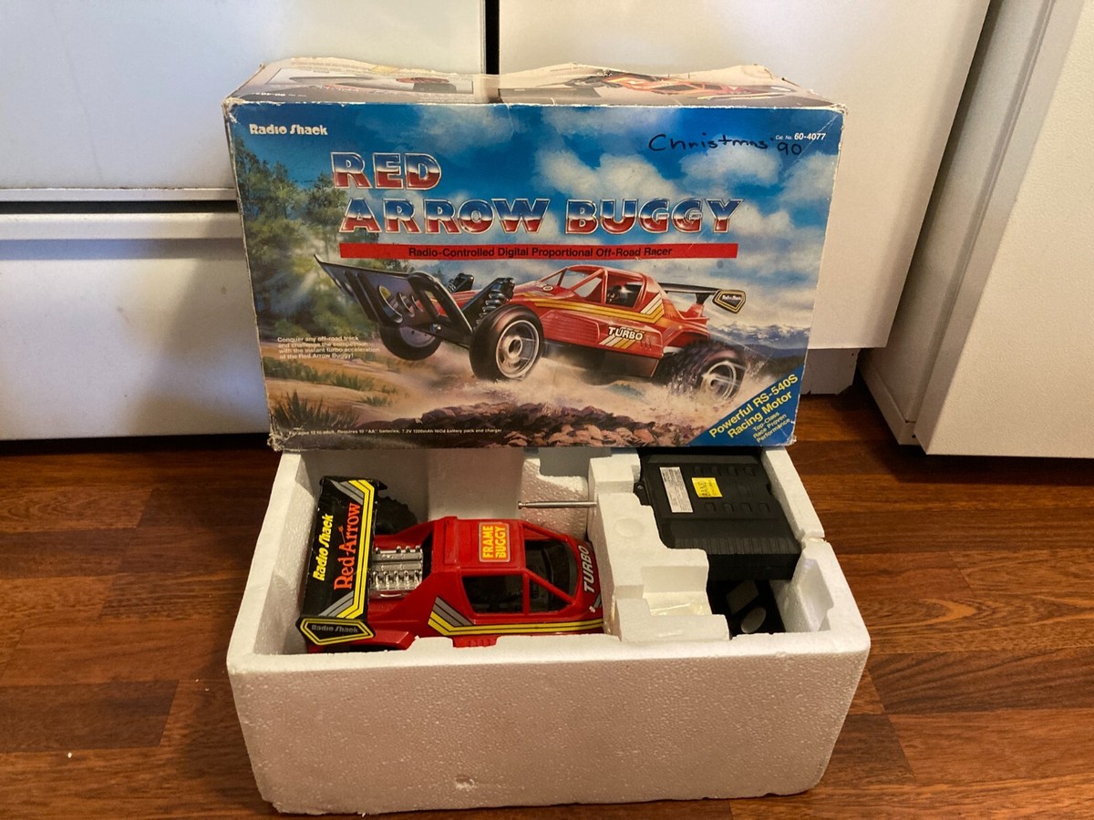 Vintage Red Arrow Buggy Radio Controlled RC Car RadioShack With