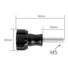 Adattatore pomello presa esagonale a vite M5 3 in 1 per GoPro Hero 11 10 9 8 5 Yi 4K SJCAM