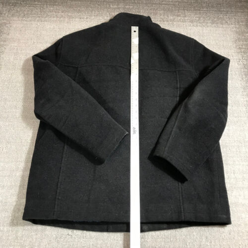 Marc New York Coat Mens Extra Large Full ZIp Wool Dark Gray Lined Jacket Casal - Picture 8 of 10