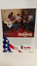 CHARLIE DANIELS BAND GORILLA GUITAR AMPLIFIERS - 1988 PRINT AD  11X8.5    r5