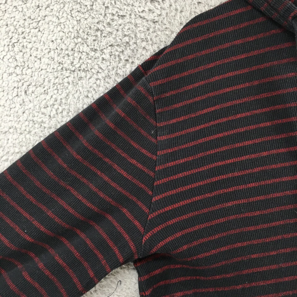 Vans Hoodie Sweatshirt Womens XL Multicolor Cotton Blend Striped Dolman Sleeve - Image 4 of 4