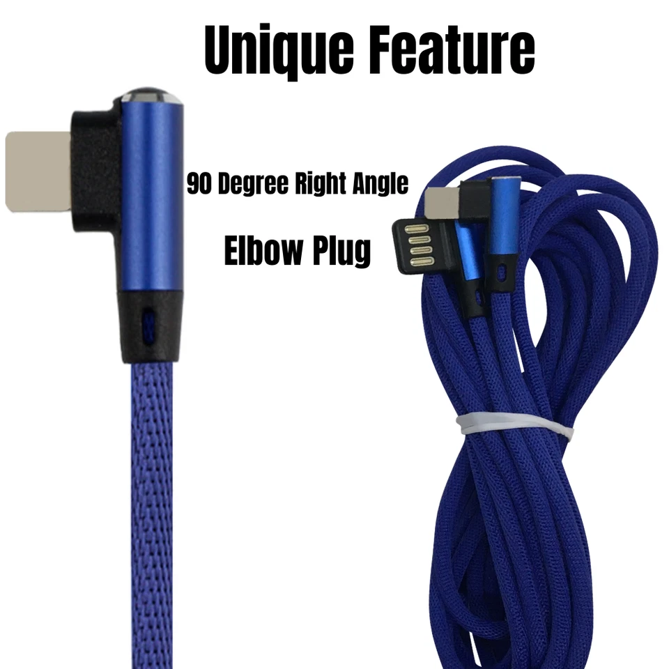 3/6PACK USB 10Ft Heavy Duty Charger Cable For iPhone 14 13 12 11 Pro XR 7 8 ipad - Image 4 of 4