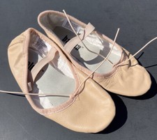 Balera Style B30 Leather Split-Sole Ballet Shoes Shoe Sz 4 AM Pink New No Tags