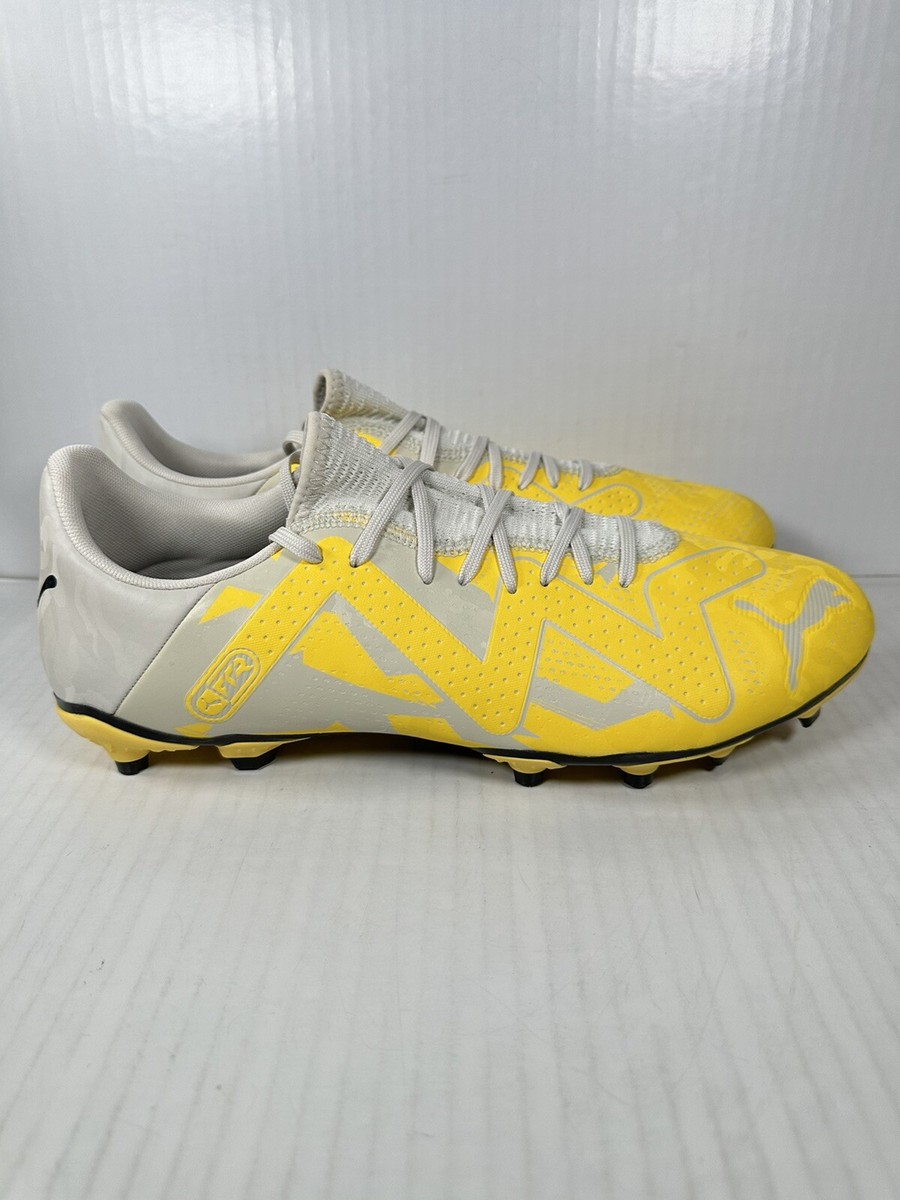 PUMA Future Play FG/AG Soccer Cleats  107377-04  Yellow \\ GrayMen’s Sz 10.5 PUMA Future Play FG/AG Soccer Cleats 107377-04 Yellow \ Gray  main image 4