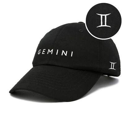 DALIX Zodiac Sign Gemini Hat Womens Embroidered Horoscope Baseball Cap