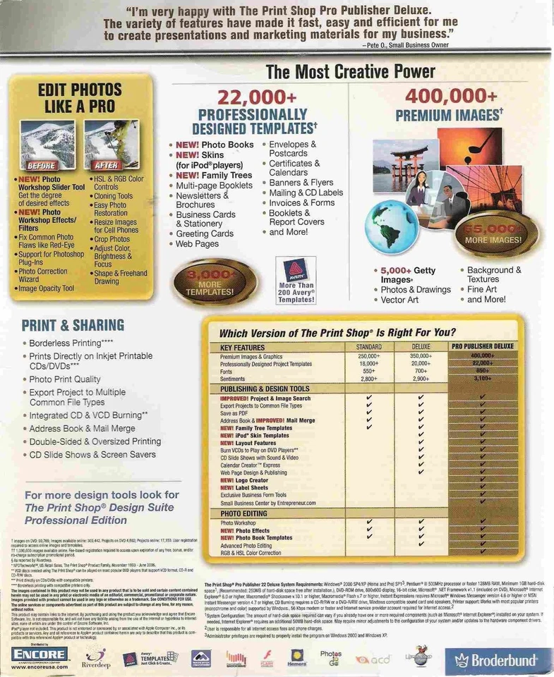 The Print Shop Pro Publisher 22 Deluxe [DVD] [OLD VERSION] - Image 4 of 4