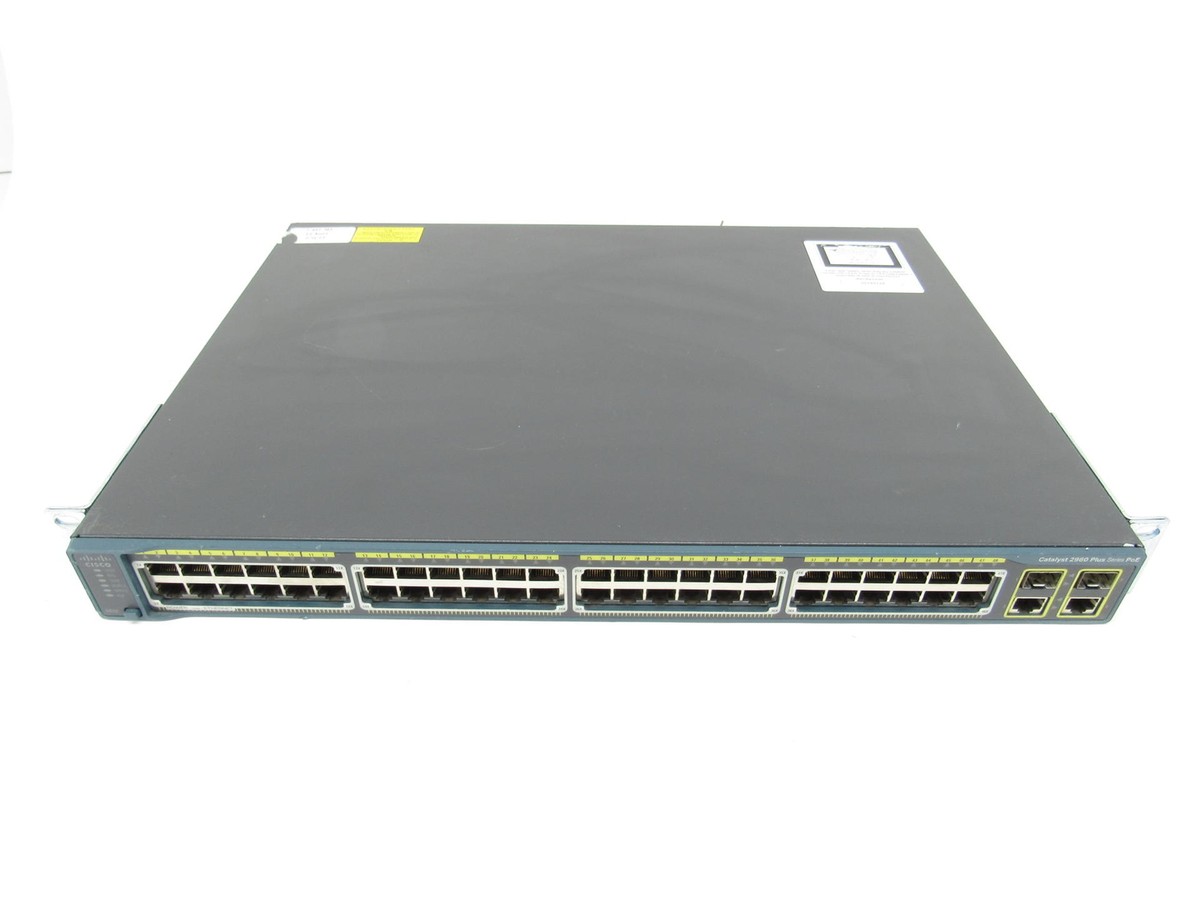 Cisco Catalyst 2960 WS-C2960-48PST-L V01 48-Ports Network Cisco Catalyst 2960 WS-C2960-48PST-L V01 48-Ports Network